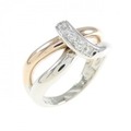 PT/K18PG ダイヤモンド リング 0.09CT