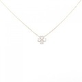 K18PG クロス ダイヤモンド ネックレス 0.20CT