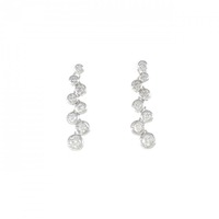 K18WG ダイヤモンド ピアス 0.30CT