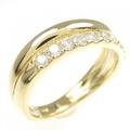K18YG ダイヤモンド リング 0.34CT