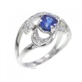 PT サファイヤ リング 1.12CT