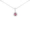 PT ルビー ネックレス 0.26CT