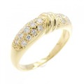 K18YG ダイヤモンド リング 0.30CT