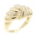 K18YG ダイヤモンド リング 0.23CT