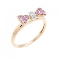 ポンテヴェキオ リボン リング 0.20CT