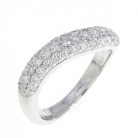 K18WG ダイヤモンド リング 0.54CT