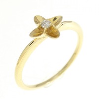 K18YG ダイヤモンド リング 0.03CT