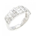 K18WG ダイヤモンド リング 1.00CT