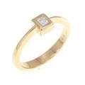 K18PG ダイヤモンド リング 0.10CT