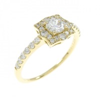 K18YG ダイヤモンド リング 0.300CT H SI2 Fair