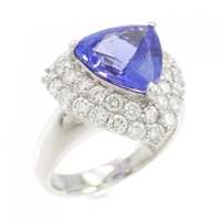 PT タンザナイト リング 3.96CT
