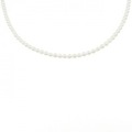 シルバークラスプ アコヤパール ネックレス 3.5-4.0mm
