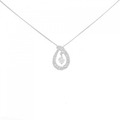 K18WG ダイヤモンド ネックレス 0.328CT