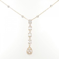 K18PG/K18WG ダイヤモンド ネックレス 0.96CT