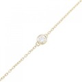 K18YG ダイヤモンド ブレスレット 0.10CT