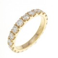 【リメイク】K18YG フルエタニティ ダイヤモンド リング 1.52CT