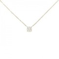 【新品】K18YG ダイヤモンド ネックレス 0.356CT F SI2 Good