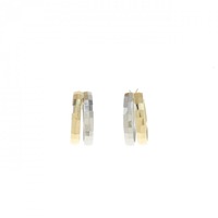 【新品】K18YG/PT ピアス