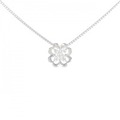 K18WG/750WG ダイヤモンド ネックレス 0.30CT