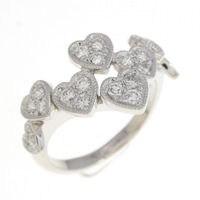 PT ハート ダイヤモンド リング 0.40CT