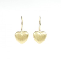 750YG ハート ピアス