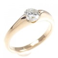 K18PG ダイヤモンド リング 0.32CT