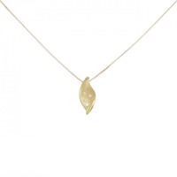 K18YG ダイヤモンド ネックレス 0.05CT