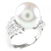 PT 白蝶パール リング 11.4mm