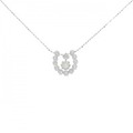 K18WG 2WAY ダイヤモンド ネックレス 0.17CT