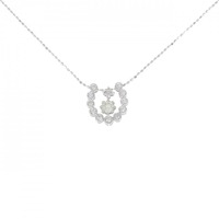 K18WG 2WAY ダイヤモンド ネックレス 0.17CT