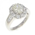 PT ダイヤモンド リング 1.008CT M SI2 オーバルカット