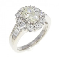 PT ダイヤモンド リング 1.008CT M SI2 オーバルカット