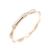 750PG ダイヤモンド リング 0.08CT