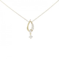 【新品】K18YG ダイヤモンド ネックレス 0.20CT