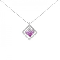 K18WG サファイヤ ネックレス 0.80CT