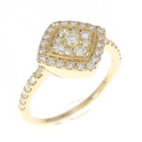 K18YG ダイヤモンド リング 0.50CT