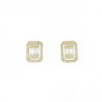【新品】K18YG ダイヤモンド ピアス 0.60CT