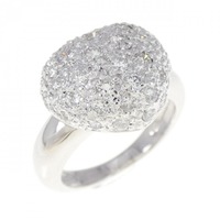 750WG ハート ダイヤモンド リング 1.02CT