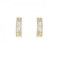 【新品】K18YG ダイヤモンド ピアス 0.54CT