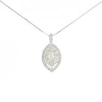 【新品】PT ダイヤモンド ネックレス 1.00CT