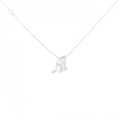 K18WG ダイヤモンド ネックレス 0.30CT