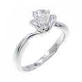 K18WG ダイヤモンド リング 0.26CT