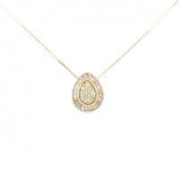 K18YG 2WAY ダイヤモンド ネックレス 0.32CT