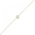 K18YG ダイヤモンド ブレスレット 0.1CT