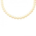 シルバークラスプ アコヤパール ネックレス 7-7.5mm