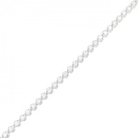 K18WG ダイヤモンド ブレスレット 1.0CT