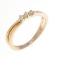 K18PG ダイヤモンド リング 0.05CT