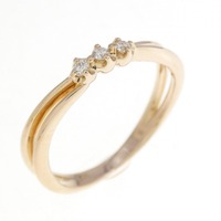 K18PG ダイヤモンド リング 0.05CT