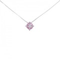 K18WG サファイヤ ネックレス 0.36CT