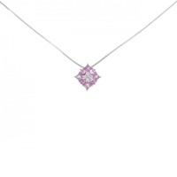 K18WG サファイヤ ネックレス 0.36CT